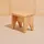 HAY Hocker Holz 30 x 25 x 19 cm Natur