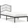 vidaXL Bettgestell, Schwarz, Metall, 80x200 cm, Schlafzimmer, Betten