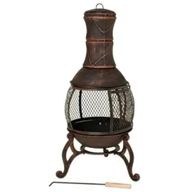 deluke Terrassenofen NIL Ø 90 cm Dunkelbraun