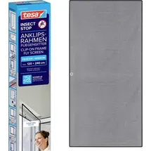 Tesa Insektenschutzfenster Insect Stop 120 x 240 cm Anthrazit