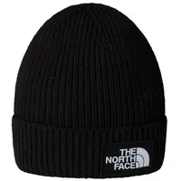 The North Face Kids TNF Logo Box Cuffed Beanie Schwarz