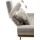 creation by rolf benz 3-Sitzer "CR.420, Designsofa, Loungesofa", beige (graubeige, natur), B:232cm H:117cm T:129cm, CREATION BY ROLF BENZ, Sofas, in 2 Qualitäten, Holzrahmen in Eiche Natur oder Nußbaum, Breite 232 cm
