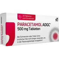 Zentiva Pharma GmbH Paracetamol ADGC 500 mg Tabletten 20 St.