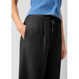 QS Culotte Strukturierte Hosen Schwarz 36