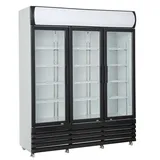 CombiSteel Kühlschrank 3 Glastüren Fcu-1200