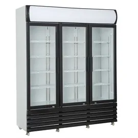 CombiSteel Kühlschrank 3 Glastüren Fcu-1200