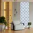 Queence Vinyltapete Muster-Blau 90x300 cm 90 g Blau