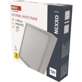 EMOS LED Panel 21 W, quadratische 1900 lm Deckenleuchte, Wandleuchte 22,5 x 22,5 cm, ersetzt 120W Glühbirne, Lichtfarbe neutralweiß 4000K, inkl. LED-Treiber, Leuchtdauer 30000 St.