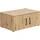 mömax Aufsatzschrank Multistauraum 80 x 35 x 52 cm Eiche Artisan