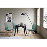 Stressless® Polsterstuhl Laurel, Low Back, Größe M, mit schräggestellten Beinen in Schwarz grün