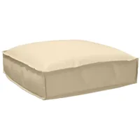 VidaXL Palettenkissen für Sitz Beige 50x50x12 cm Oxford-Stoff