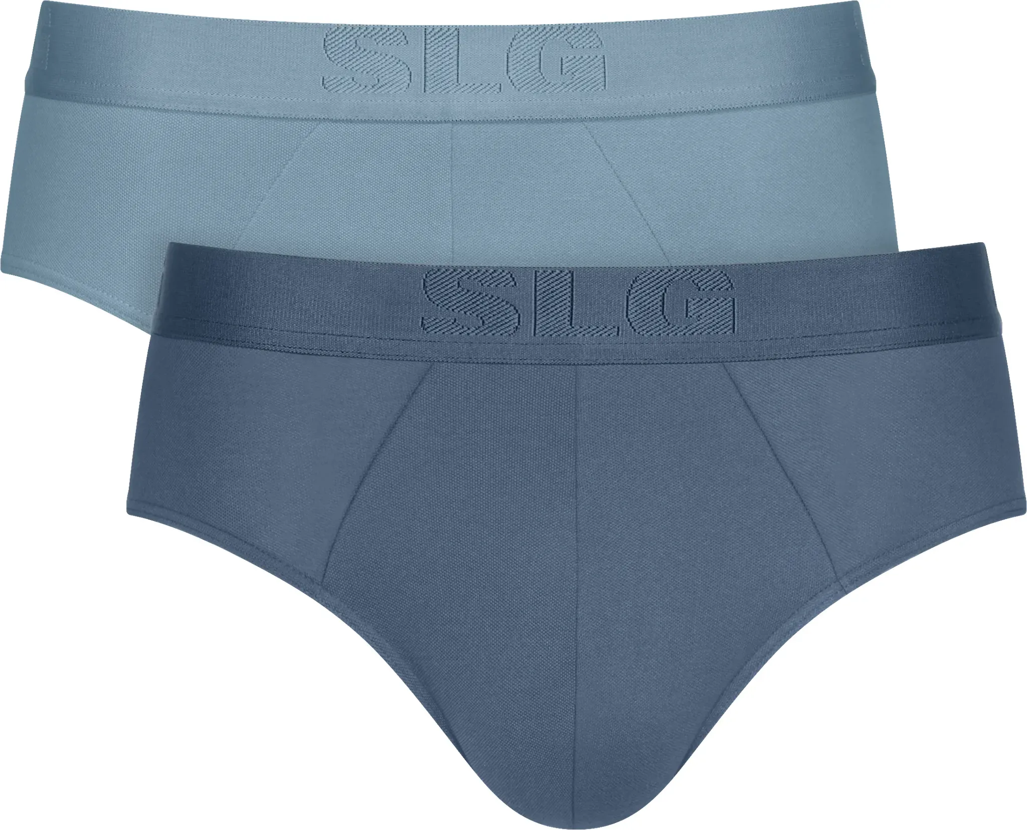 Midislip SLOGGI, Herren, Gr. S, blau (blau light), Single Jersey, Obermaterial: 61% Modal, 32% Polyamid, 7% Elasthan, körpernah, Unterhosen, ohne Eingriff