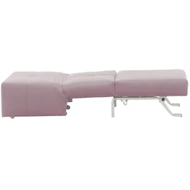 Nehl Schlafsessel Solino Velours 85 x 85 x 102 cm Rosa/Pink mit Schlaffunktion