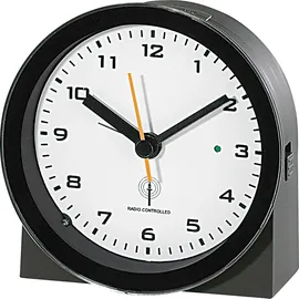 Infactory Funkwecker analog schwarz