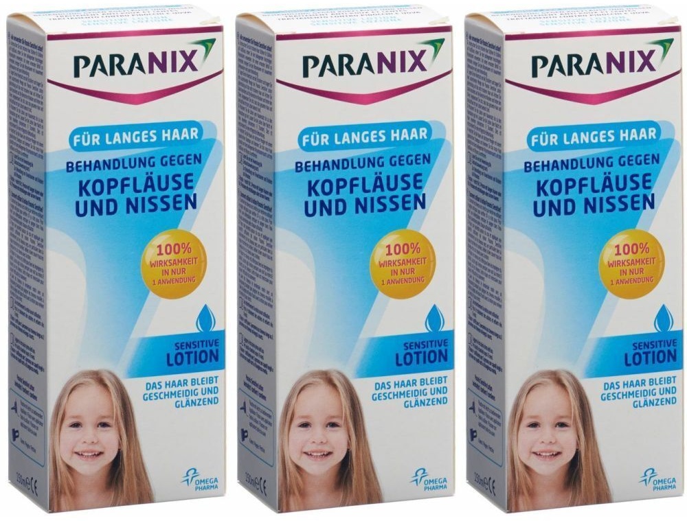 Paranix Behandlung gegen Läuse und Nissen langes Haar
