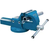 KANCA Parallelschraubstock Metall 125 mm blau
