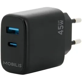 Mobilis 001363 Ladegerät für Mobilgeräte Universal Schwarz
