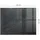 Tulup Kaminbodenplatte Glas 80 x 60 x 0,4 cm Schwarz