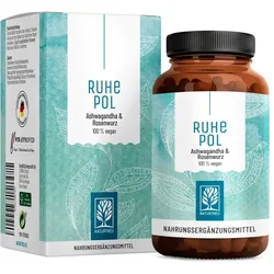 Ruhepol: Anti Stress Komplex mit Ashwagandha & Rosenwurz 120 St