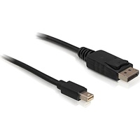 DeLock DisplayPort Kabel mini DisplayPort schwarz