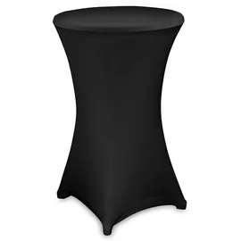 Julido Stehtischhusse Schwarz Ø 80 cm