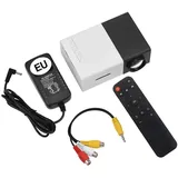 Tragbarer Led-projektor, Mini-heimkino-multimedia-gerät, Schwarz/weiß, Eu-stecker