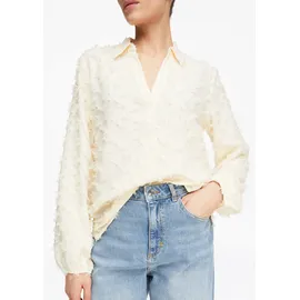 Comma, Bluse mit 3D-Struktur Beige 44