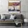 Relaxdays Sitzhocker mit Stauraum Stoff 35 x 36 x 35 cm Schwarz/Grau
