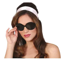 60er Jahre Sonnenbrille schwarz - OS