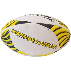 Weisser Mont De Marsan Berugbe Replica Rugbyball T5 5