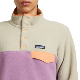 Patagonia Fleecepullover Sweatshirt Beige/Rosa M