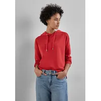 STREET ONE Kapuzenshirt STREET ONE Gr. 34, rot (mandarin rot) Damen Shirts mit Kapuze