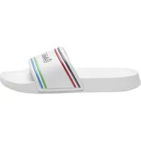 hummel Pool Slide retro - white/multicolor, Größe:43 - Weiß