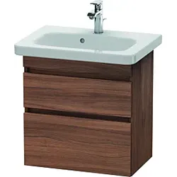 Duravit DuraStyle Waschtisch-Unterschrank DS647907979 58 x 36,8 cm, nussbaum natur, 2 Schubkästen, wandhängend