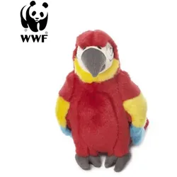 WWF - Plüschtier - Hellroter Ara Papagei (18cm)