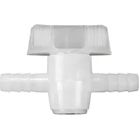 Lilie Absperrventil 12 mm weiß