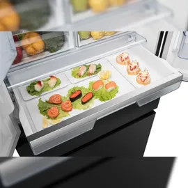 Hisense RF540N4SBF2 French Door (480 l, 1817 mm hoch, Schwarz)