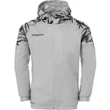 Uhlsport GOAL 25 EVO WOVEN Kapuzenjacke Herren Schwarz/Grau XXL