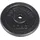 Bodyline 10 kg schwere Scheibe aus Gusseisen Langhantel schwarz / mehrfarbig