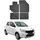 Omac Gummi Fußmatten kompatibel mit Suzuki Celerio 2014-2021 Automatten Gummi Schwarz 4tlg