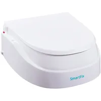 Dietz Toilettensitzerhöhung SmartFix mit Armlehnen weiß