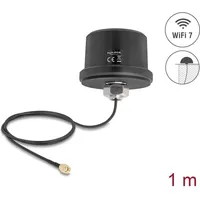DeLock WiFi 7 Antenne RP-SMA Stecker 3.1-3.5dBi omnidirektio WLAN,