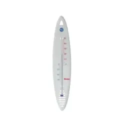Metaltex Klima Innen- und Aussenthermometer, ABS 298001 080 , Material: Kunststoff, weiß