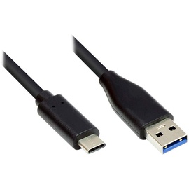 Good Connections Anschlusskabel 2m USB 3.0 USB-C zu USB 3.0 A schwarz