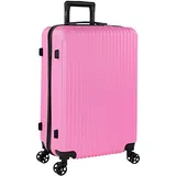 ITACA - Koffer Groß, Koffer Mittelgroß, Hartschalenkoffer M - Robuster Hartschalenkoffer & Koffer & Trolleys mit 4 Rollen, ideal als Reisekoffer für Jede Reise, Fuchsia