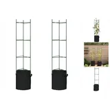 vidaXL Tomatenkäfig mit Pflanzsack 154 x 154 cm Bunt