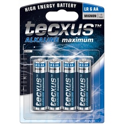 Tecxus LR6/AA (Mignon) - Alkali-Mangan Batterie (Alkaline), 1,5 V