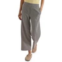 Cecil Wide Leg Hose in Seersucker-Qualität Brown Cacao XS - XS / 26L