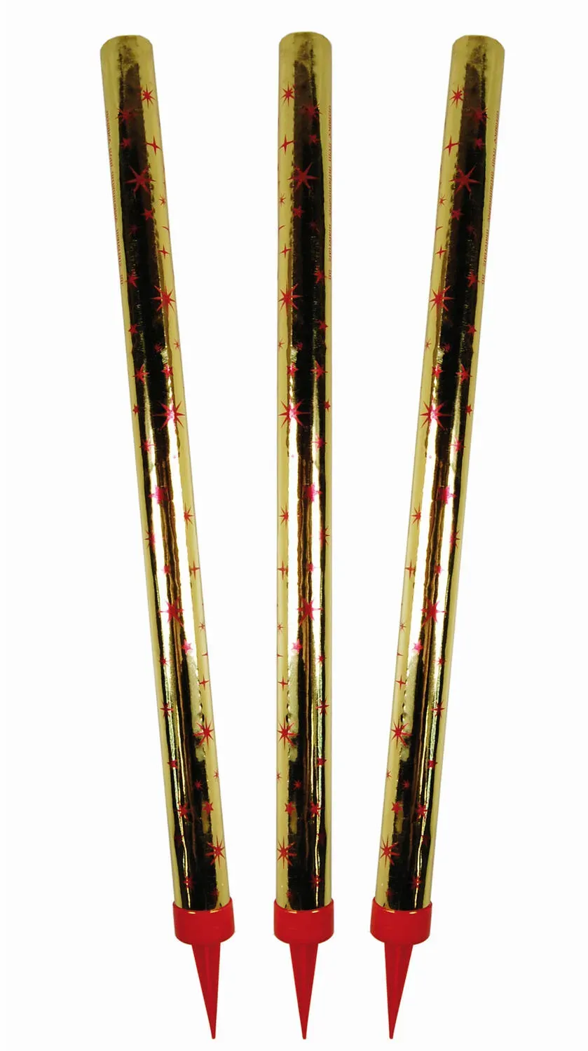 Torten- und Eisfeuerwerk, für Außen geeignet, 25cm, 4 Stk.