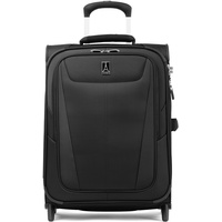 Travelpro Maxlite 5 Softside erweiterbares aufrechtes Handgepäck mit 2 Rädern, Leichter Koffer, Herren und Damen, Schwarz, Handgepäck 51 cm